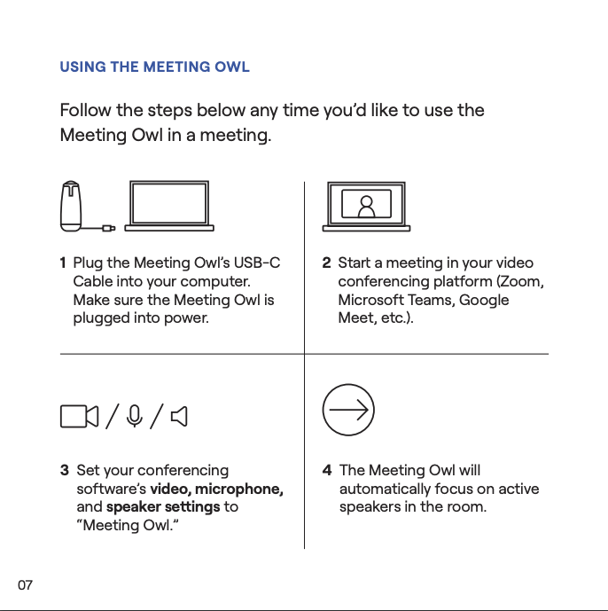 Meeting Owl 3 Setup Guide