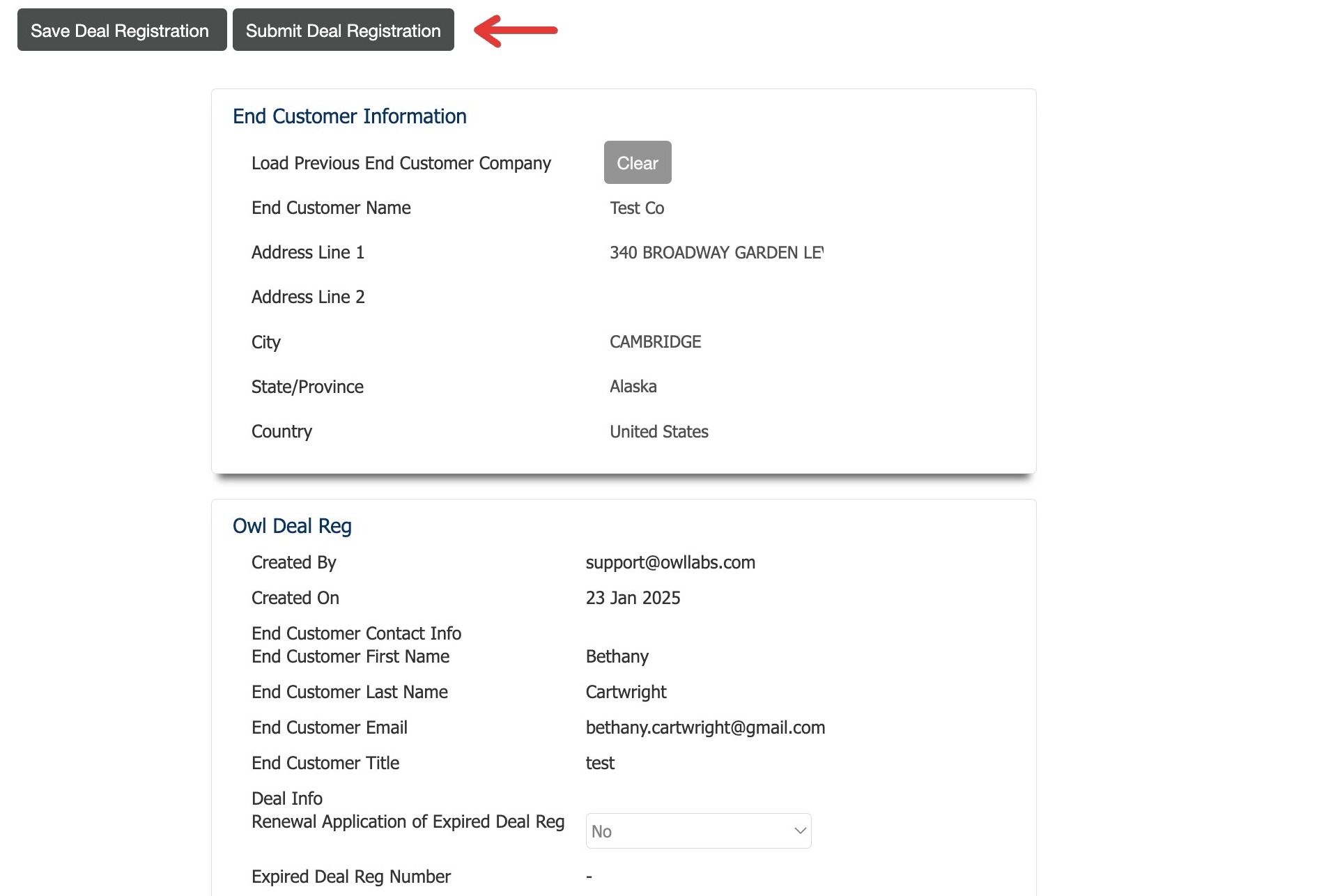 How to Submit a Deal Registration